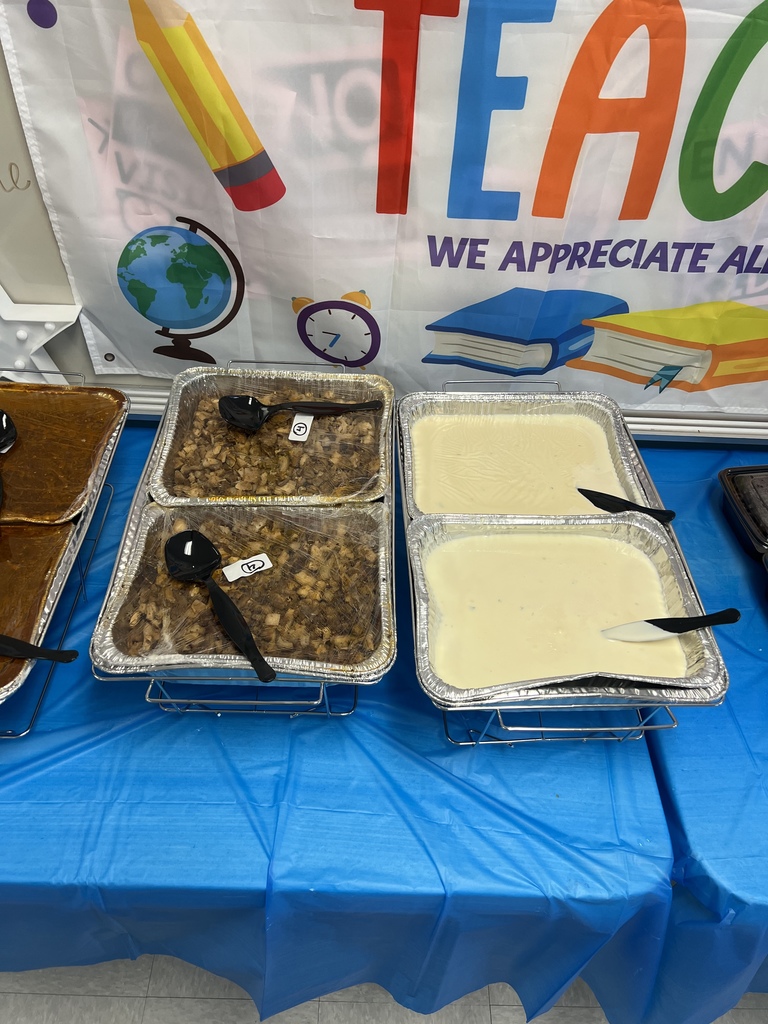 The photo shows events for Teacher Appreciation Week.
