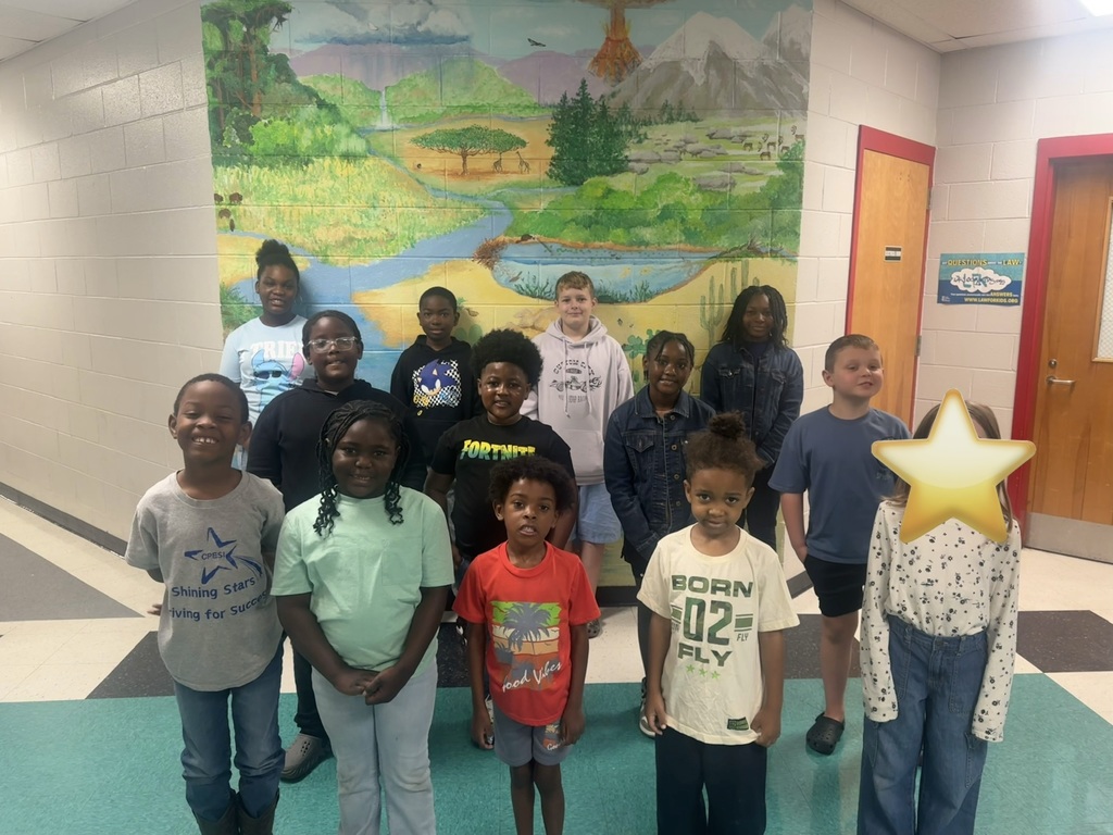 The photo shows STAR students for April.