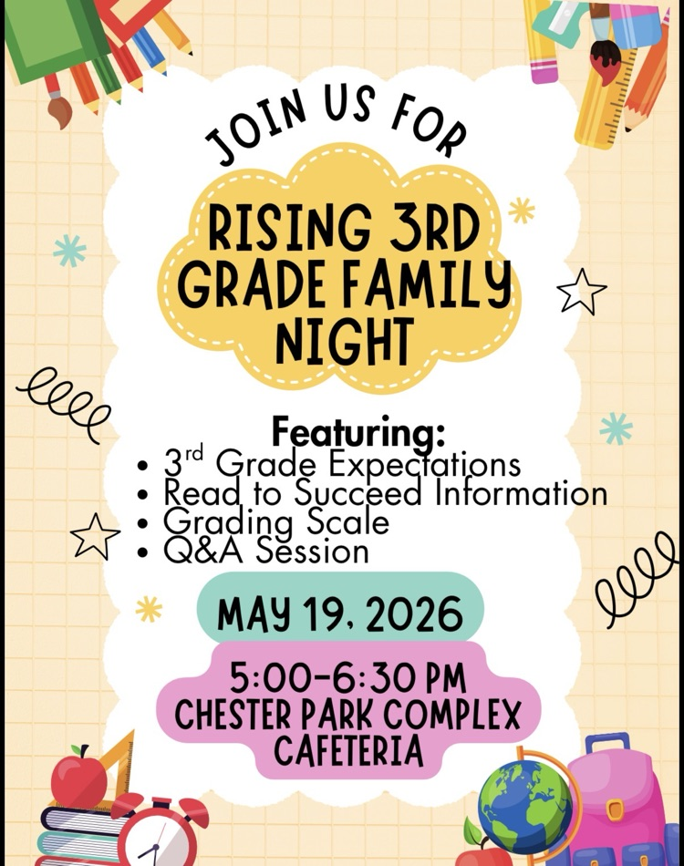 The flyer advertises family night  