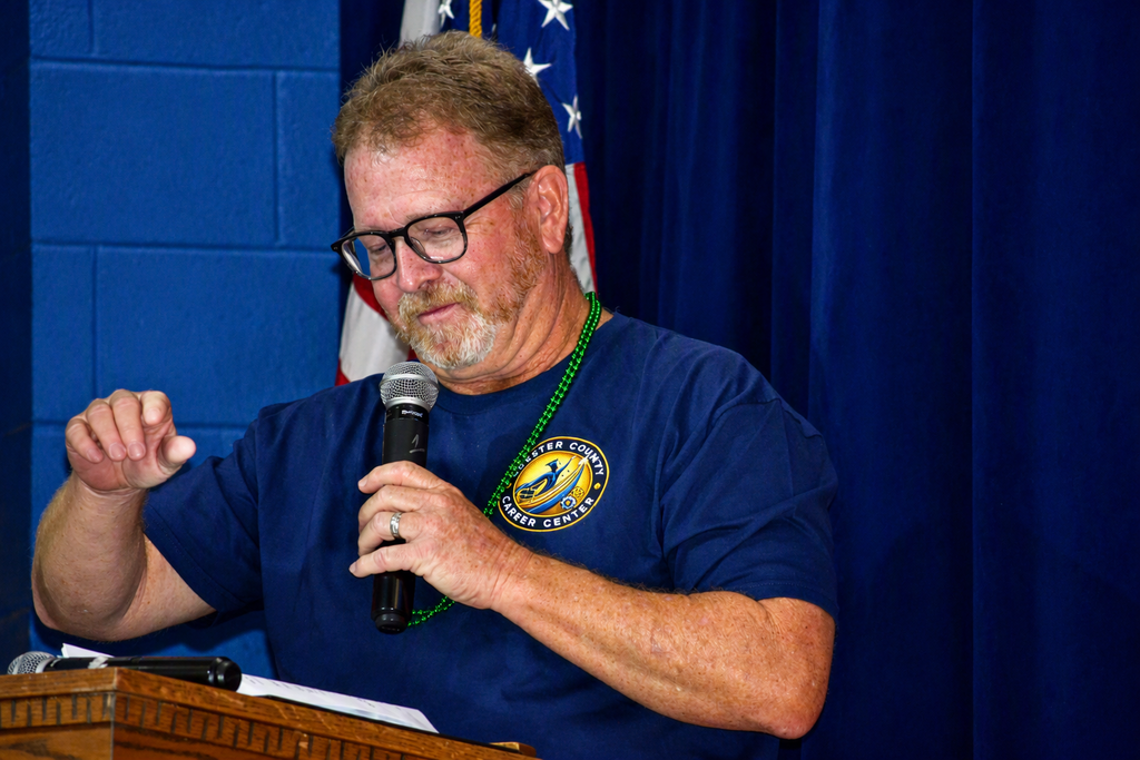 Jack Sink speaking at Convocation