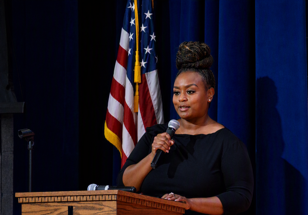 Maquita Fair addressing staff