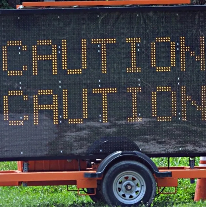 caution caution sign