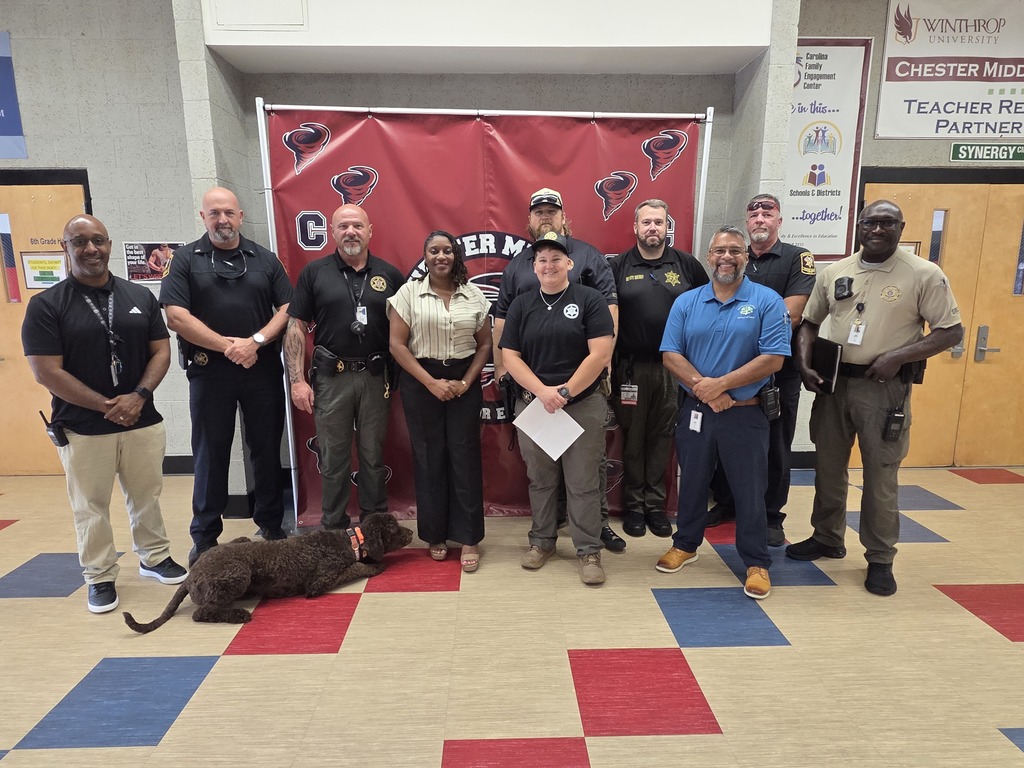 Administration and Law Enforcement after conducting lockdown drill