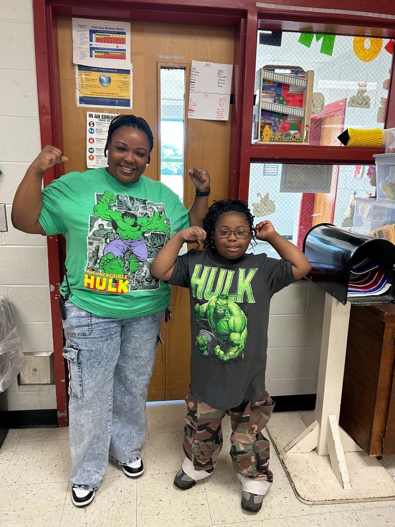 It's Attendance Spirit Week and we're dressing up each day.