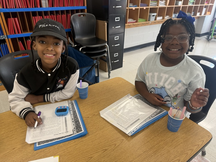 Students are working hard building reading fluency!