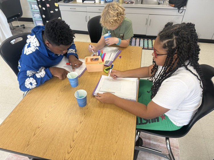 Students are working hard building reading fluency!