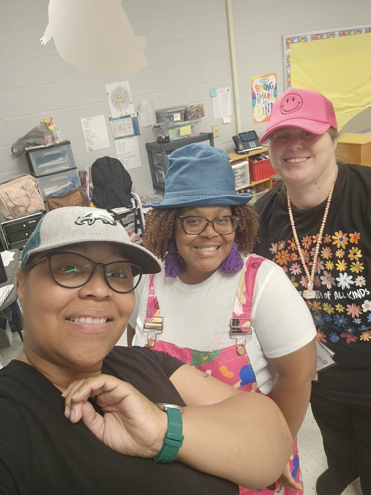 we had hat day today.