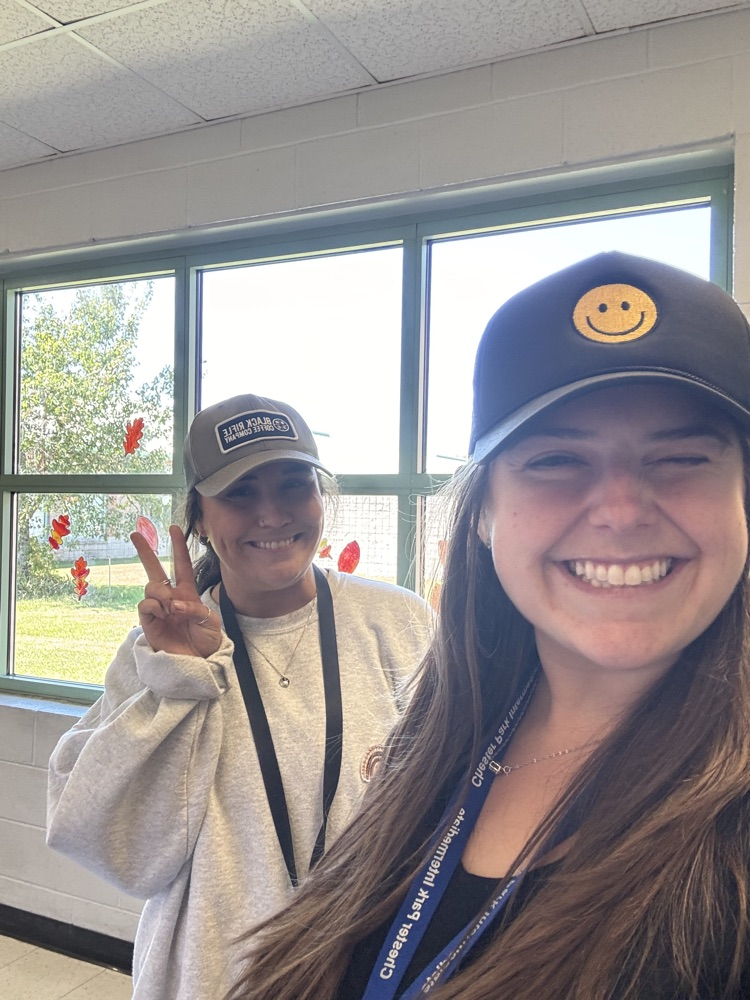 we had hat day today.