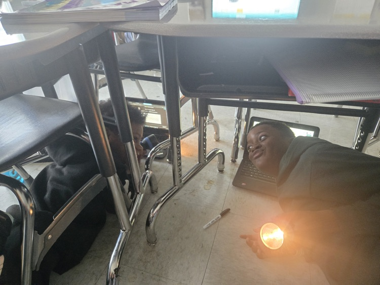 Flashlight Friday in Conrad’s class today.