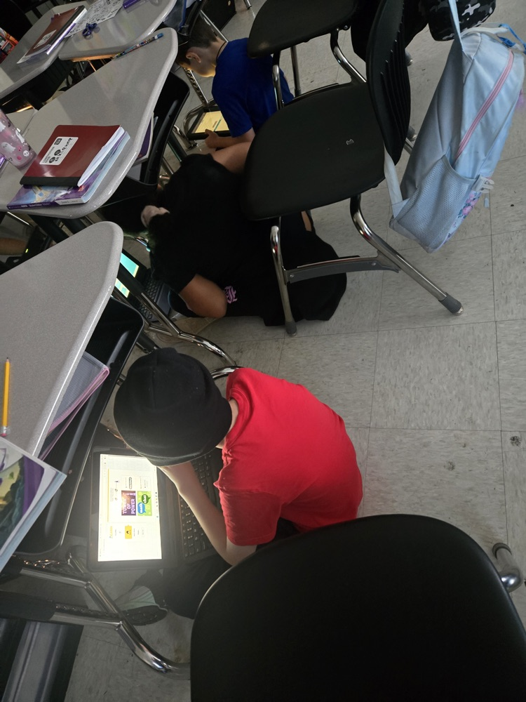 Flashlight Friday in Conrad’s class today.