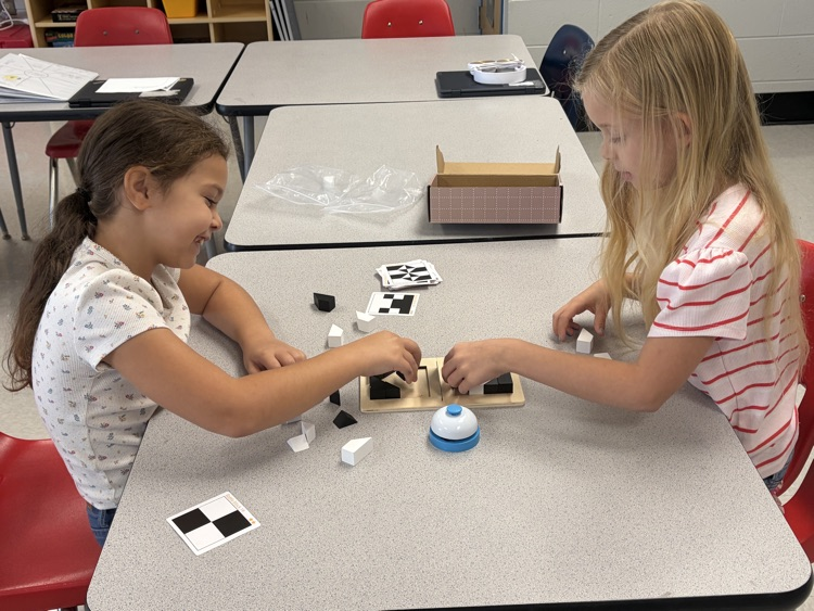 Third grade Accent students are hard at work