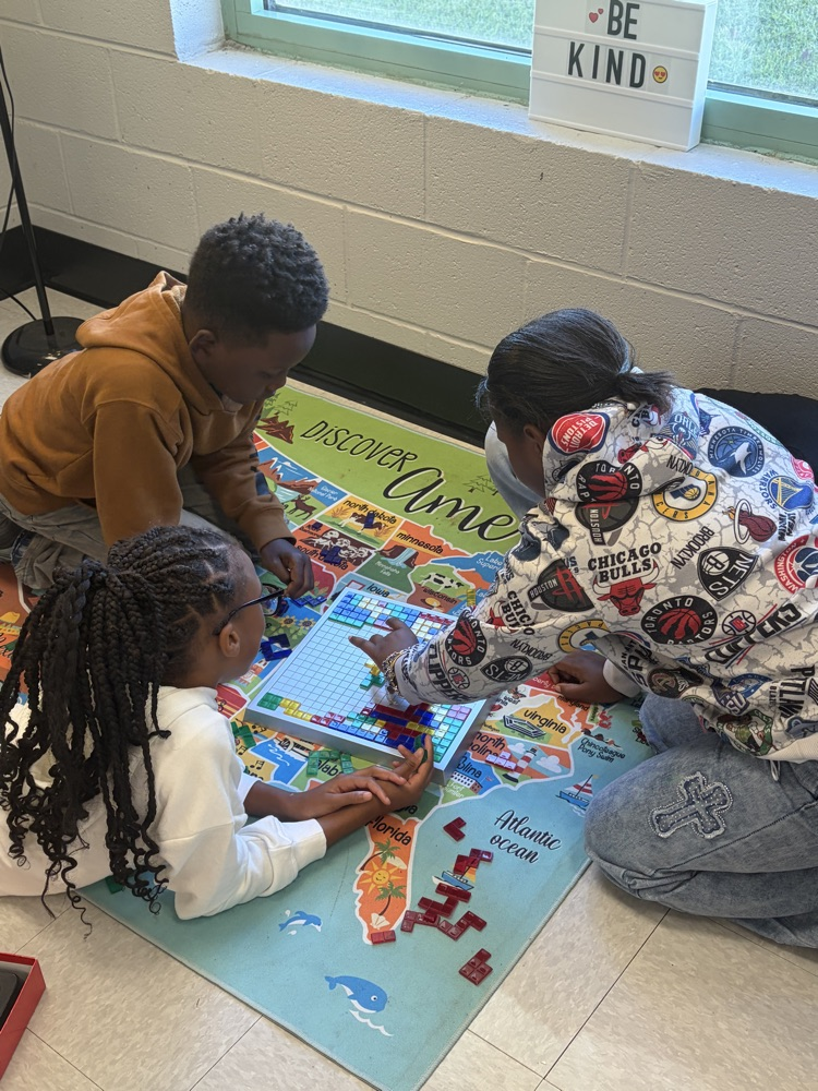 Third grade Accent students are hard at work.