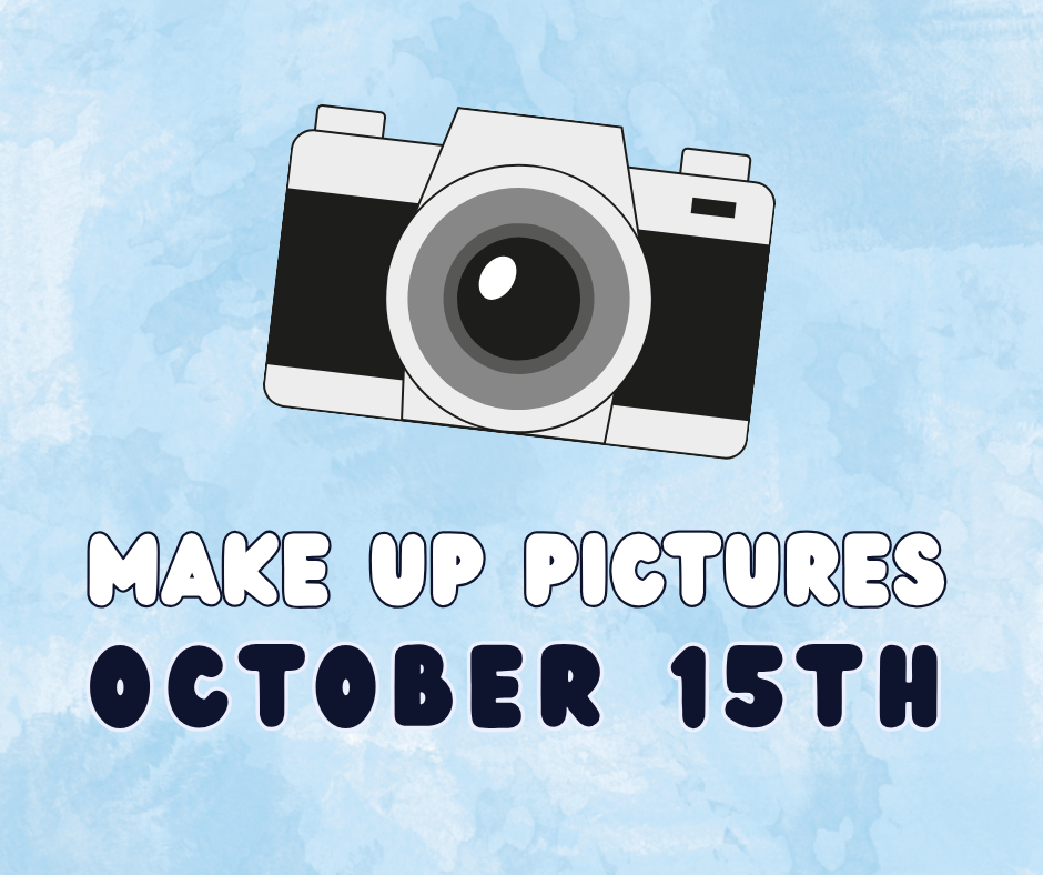 Make up pictures will be on October 15th.