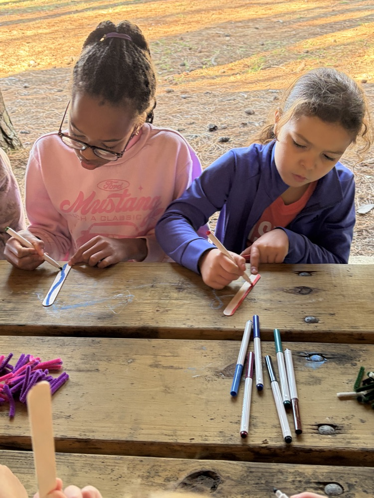 Third grade ACCENT students went to the park.