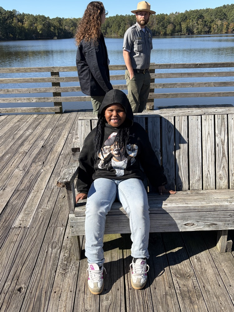Third grade ACCENT students went to the park.