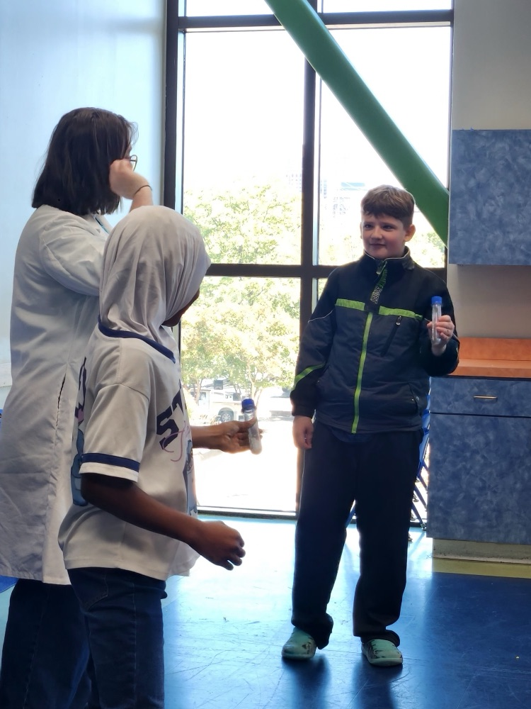 Fifth graders went on a field trip.
