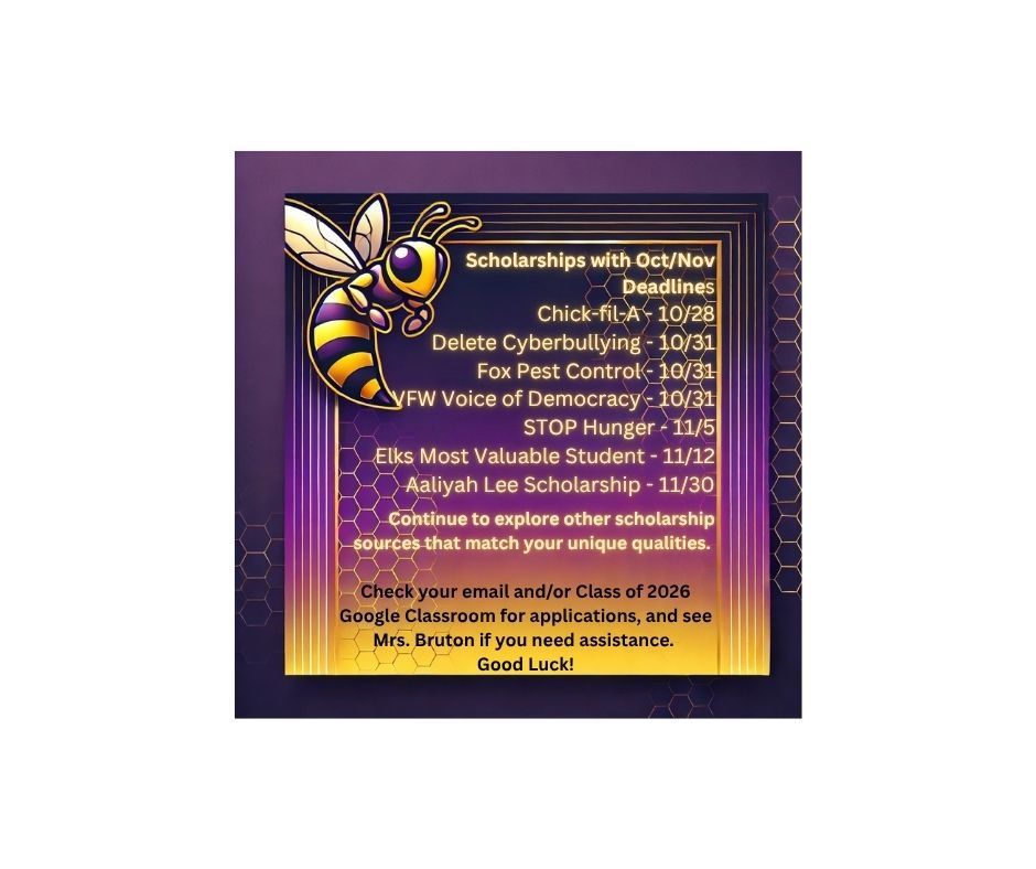 Scholarships with October or November Deadlines