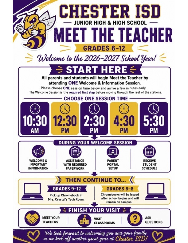 Grades 6-12 Meet the Teacher