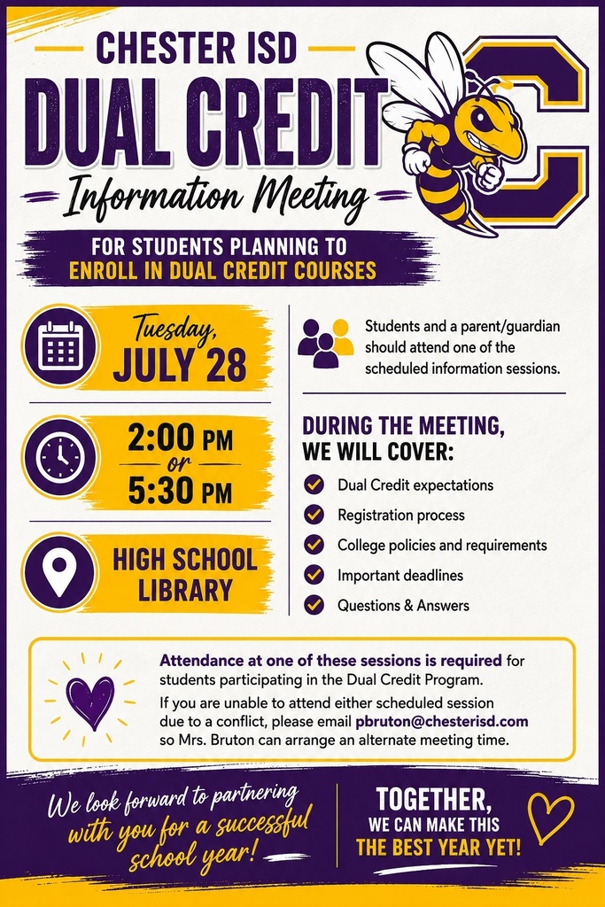 Dual Credit Meeting