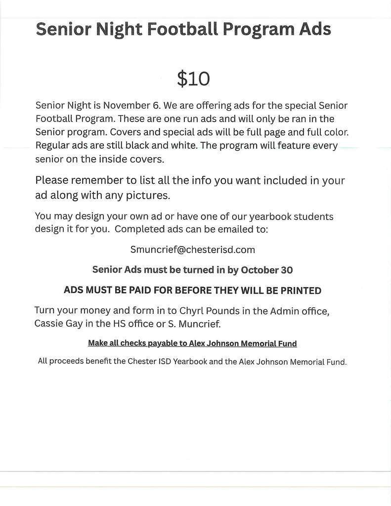 Senior Night