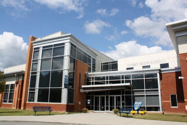 Entrance to Cosby High School