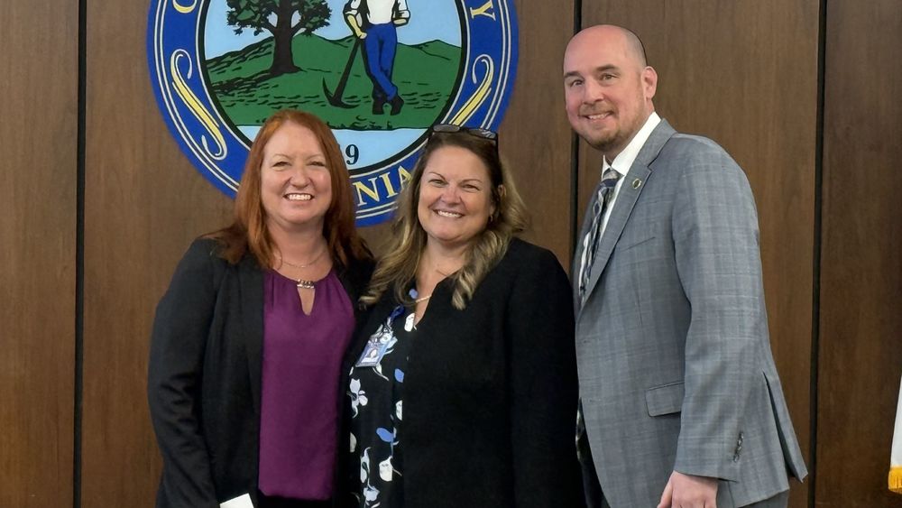 REB award winners with the superintendent