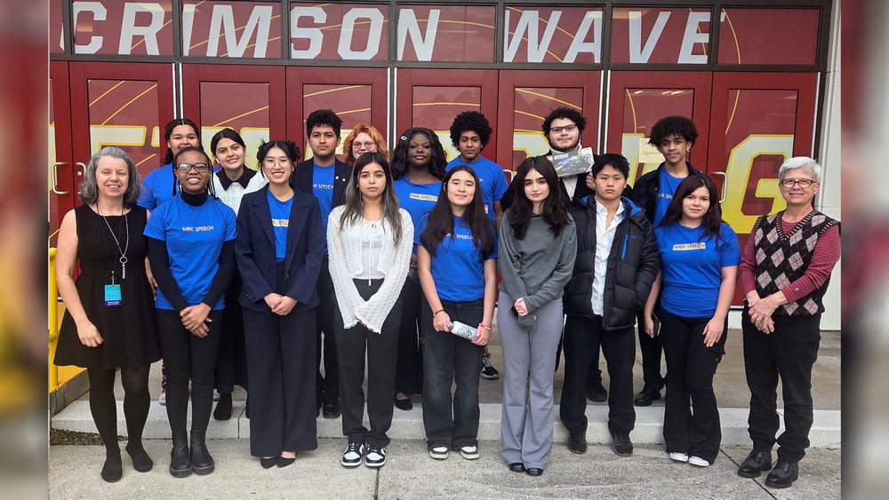 Group standing for picture