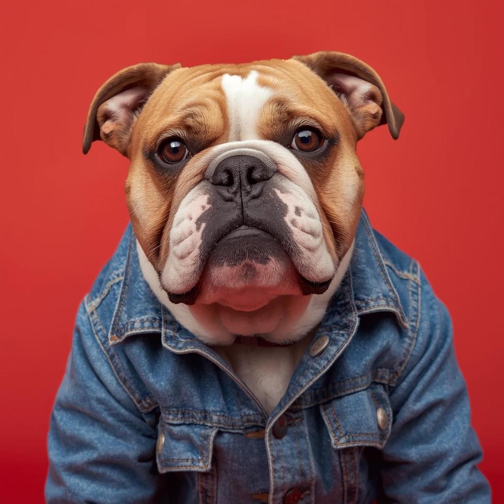 Jean Jacket Bulldog