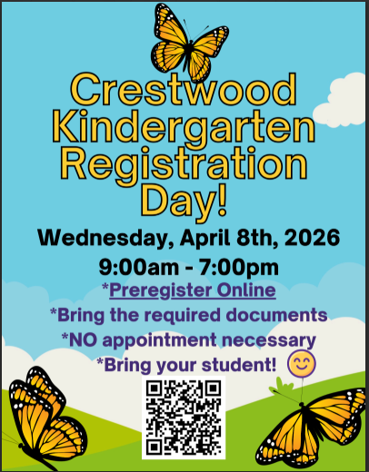Kindergarten Registration Flyer in English