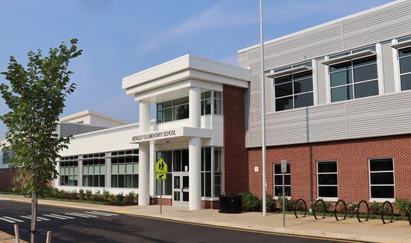 Facade of new Bensley Elementary
