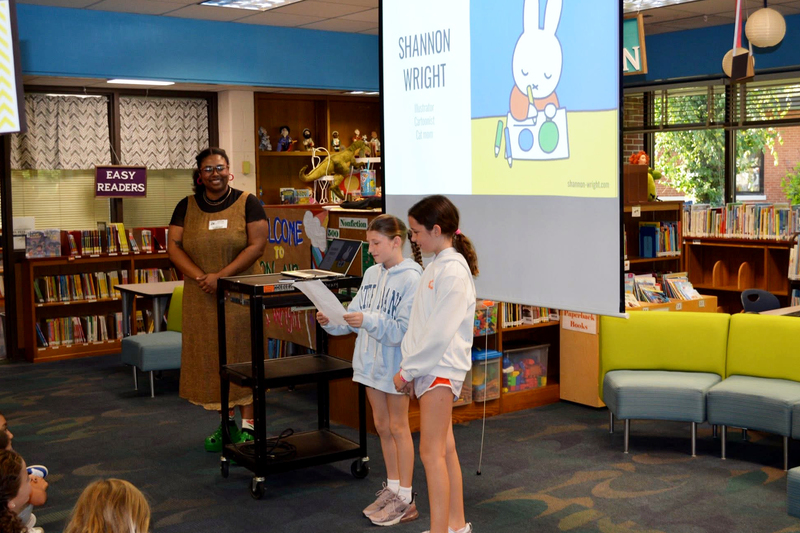 Students with the author