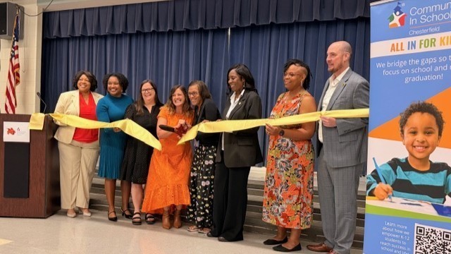Hopkins ribbon cutting