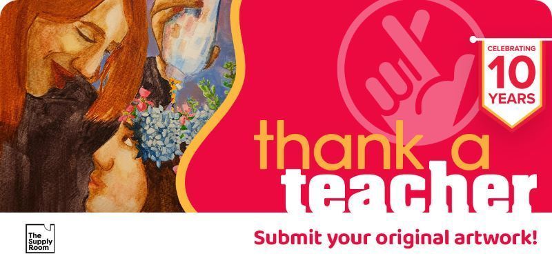 thank a teacher art contest