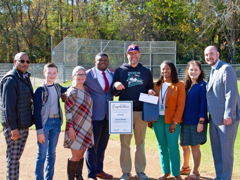 Bryan Sheetz with school leaders