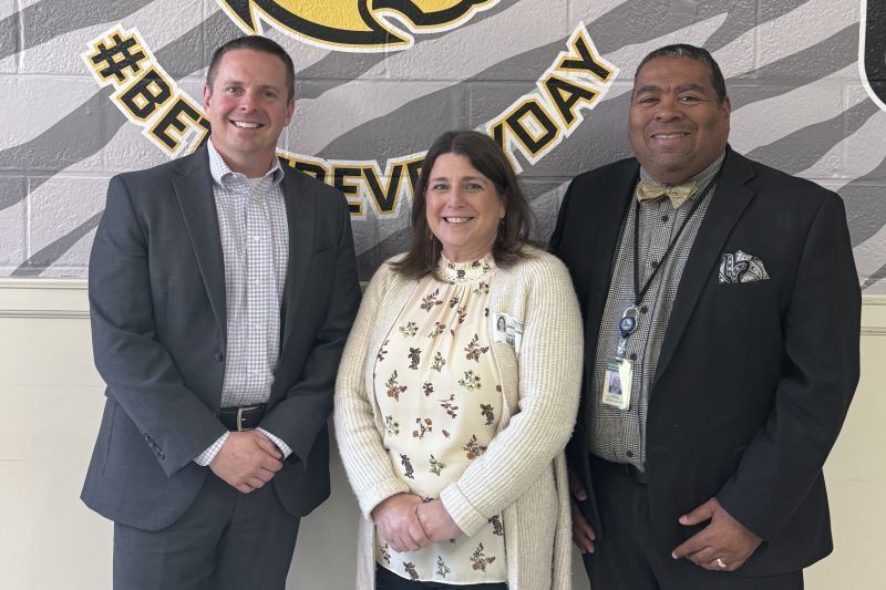 Jennifer Wilkinson with Carver Academy admins