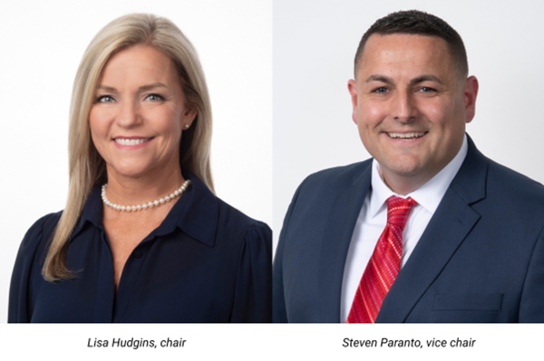 Chair Lisa Hudgins and Vice Chair Seven Paranto