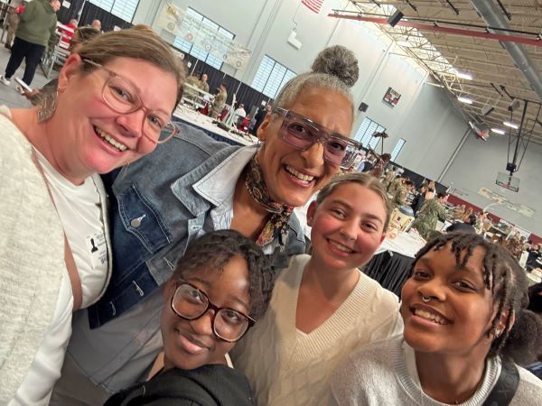 Students posing for a picture