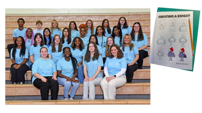 Thomas Dale high yearbook staff