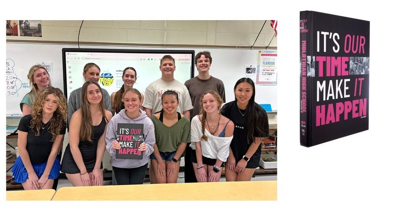 Midlothian High yearbook staff