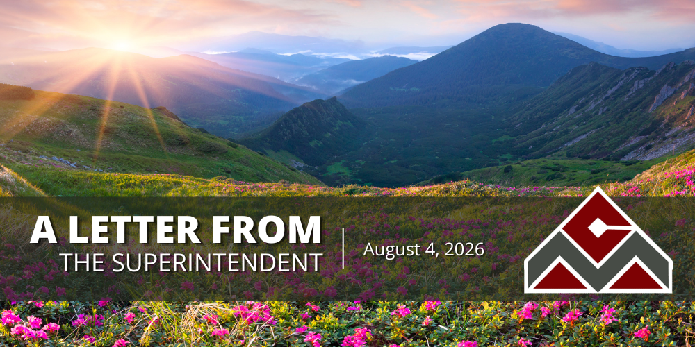 a letter from the superintendent