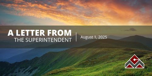 a letter from the superintendent