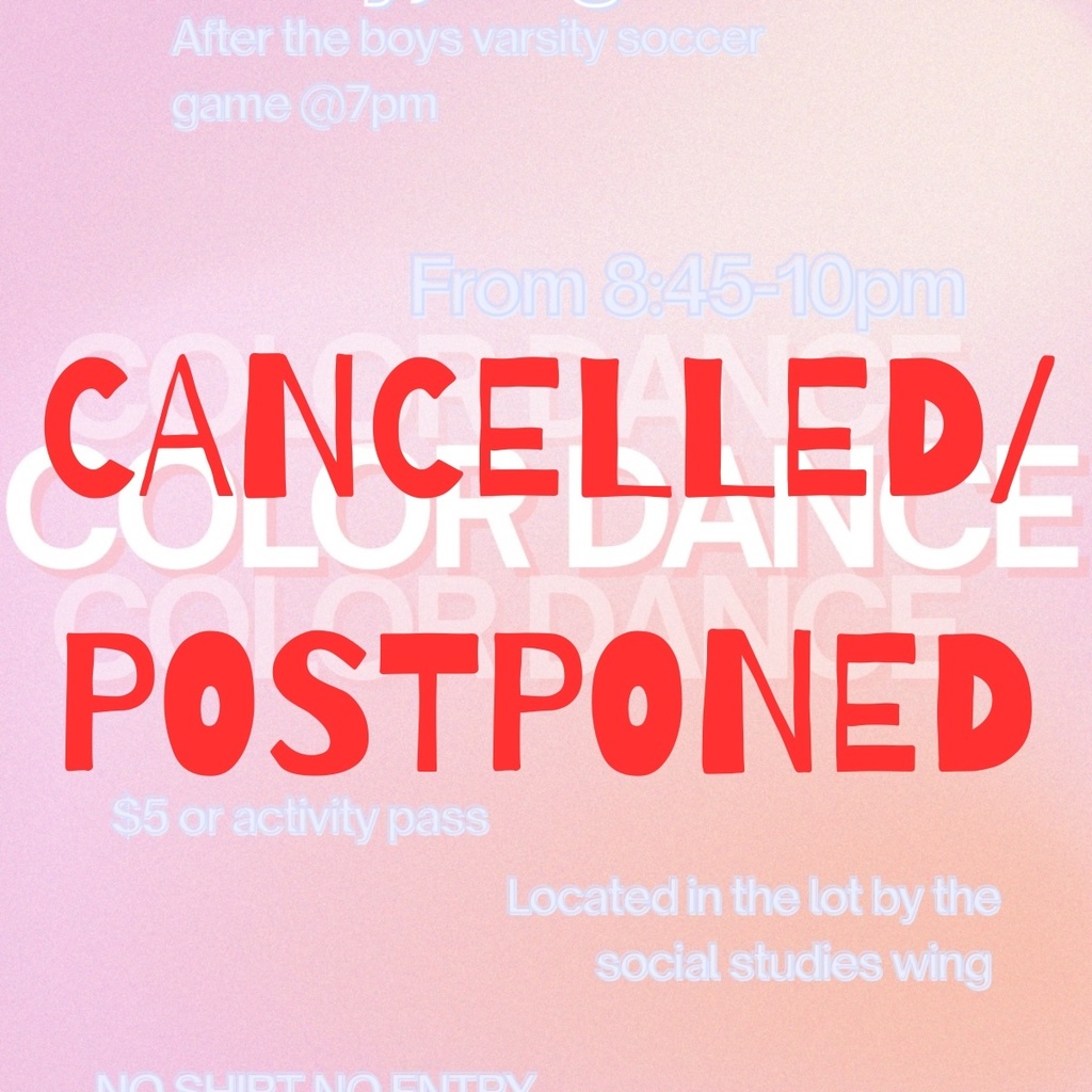 COLOR DANCE CANCELLED