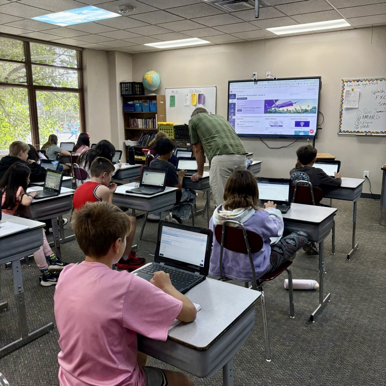 Gold Camp students and staff in full swing, teaching and learning throughout the building!
