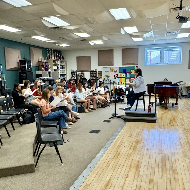 CMHS students engaged in design, art, literature, and music this morning.