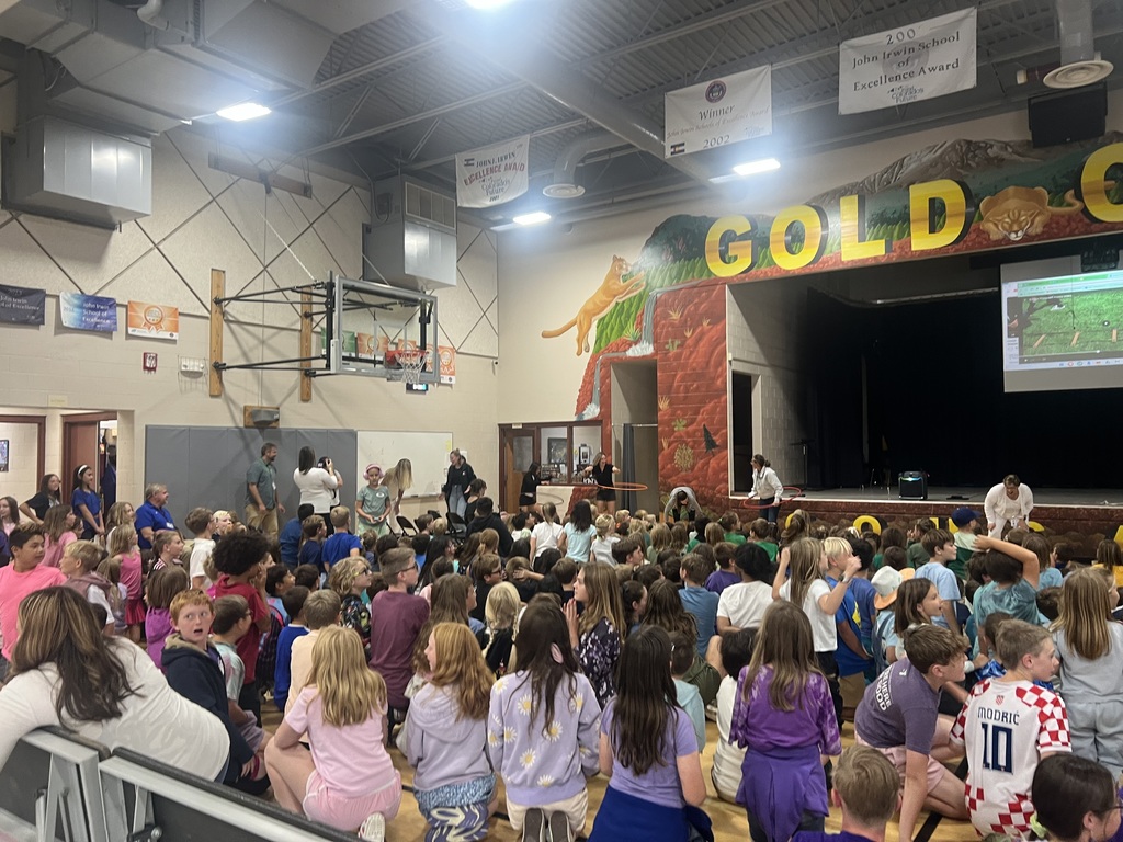 We had a fun and wonderful Gold Camp Assembly - Kindness  and Cougar Conquest Campaign starts! 