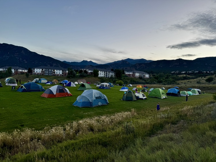 Camping with the Comets