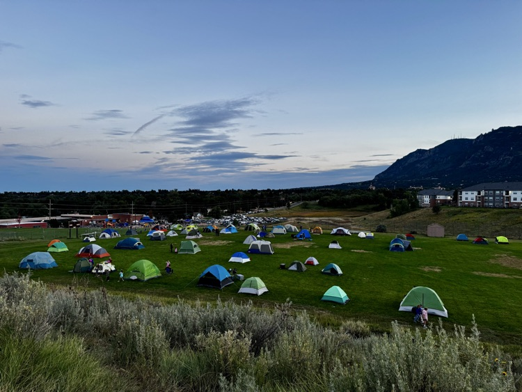 Camping with the Comets