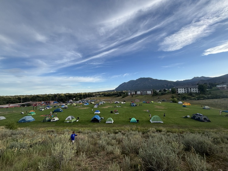Camping with the Comets