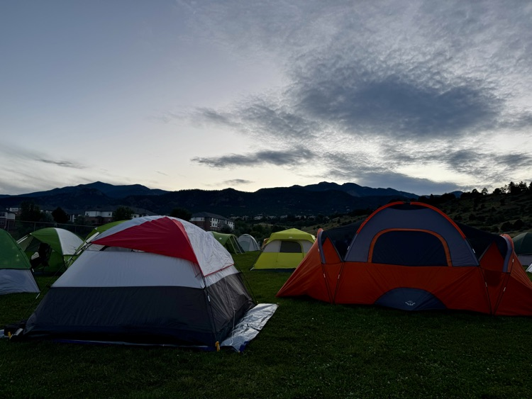 Camping with the Comets