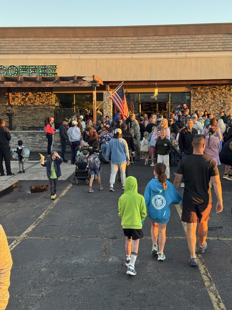 joining for walk to school day